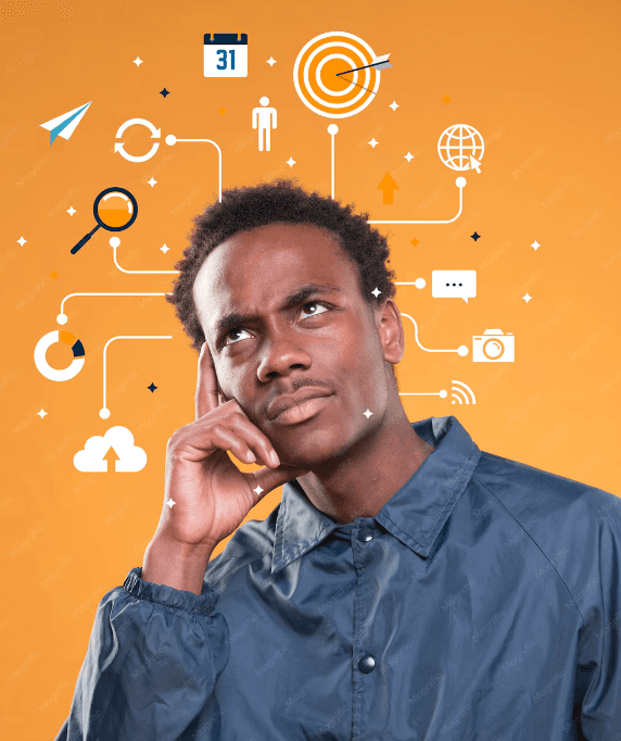 Professionnel débordé par les tâches digitales à gérer mentalement
