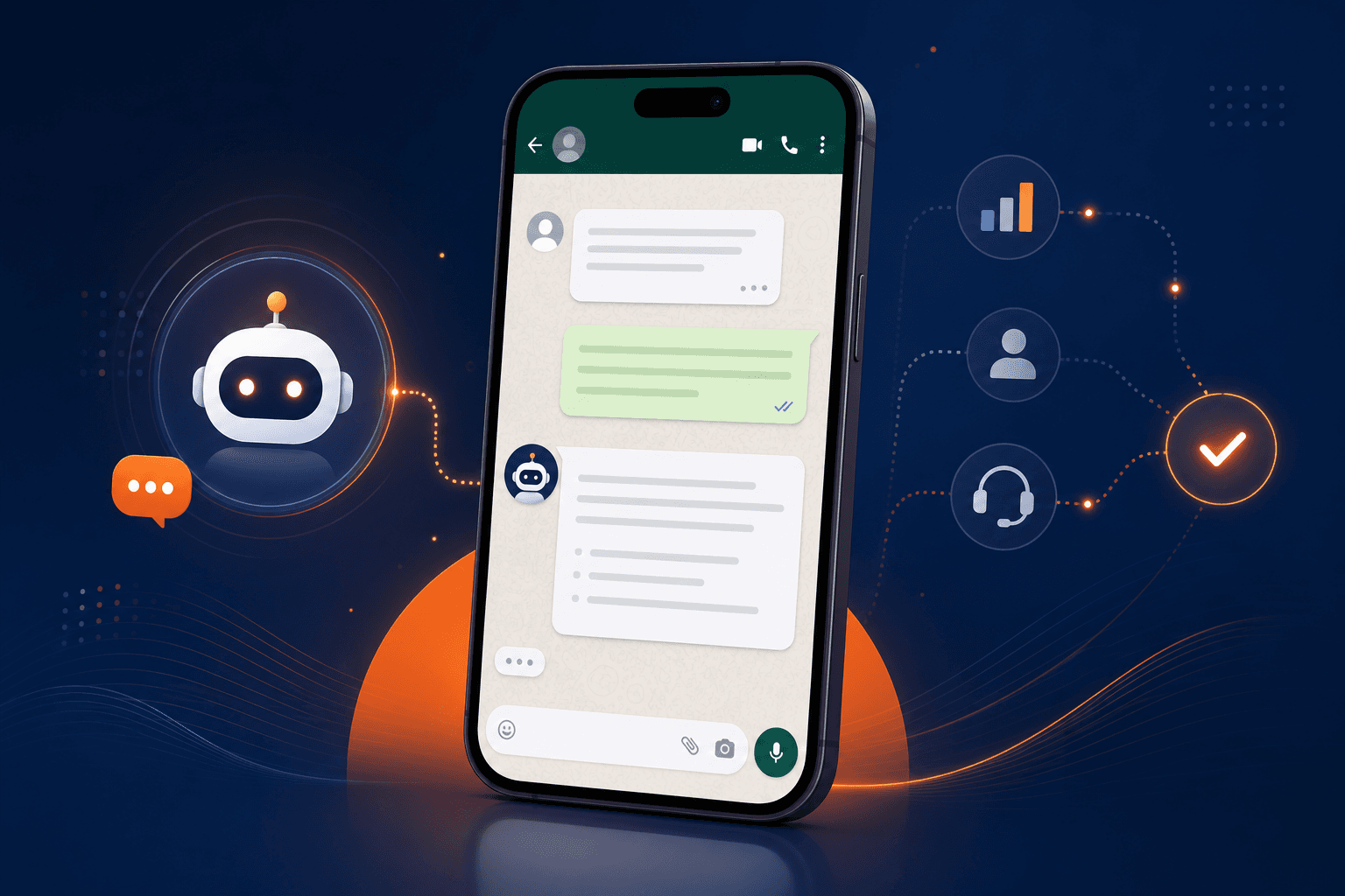 Agent IA répondant aux messages WhatsApp automatiquement